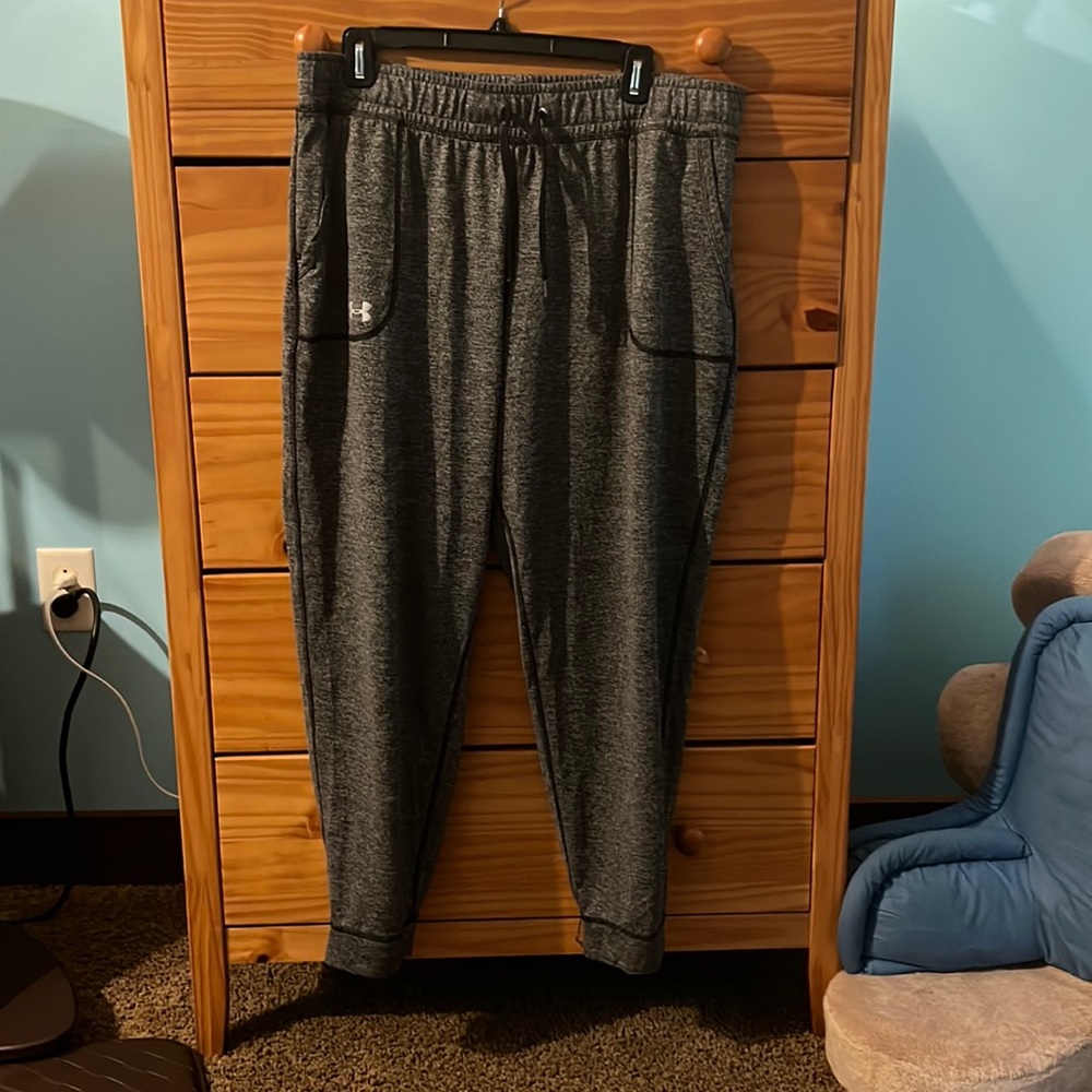 Heathered Black Under Armour Joggers